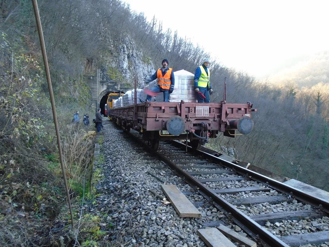 Radovi na barskoj pruzi