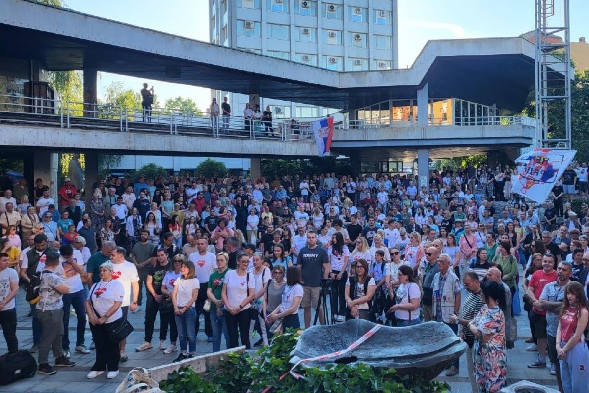 Protest na Gradskom trgu