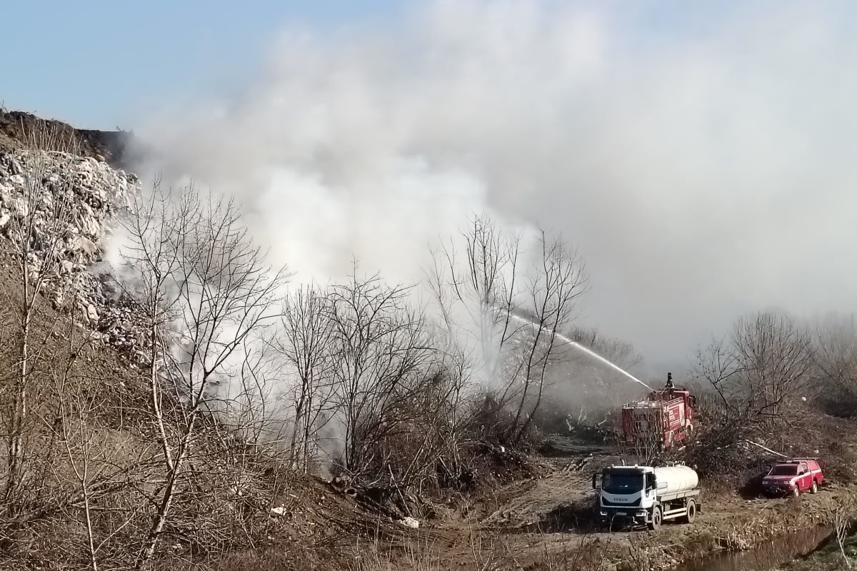 Požar na deponiji (6.02.2025.)