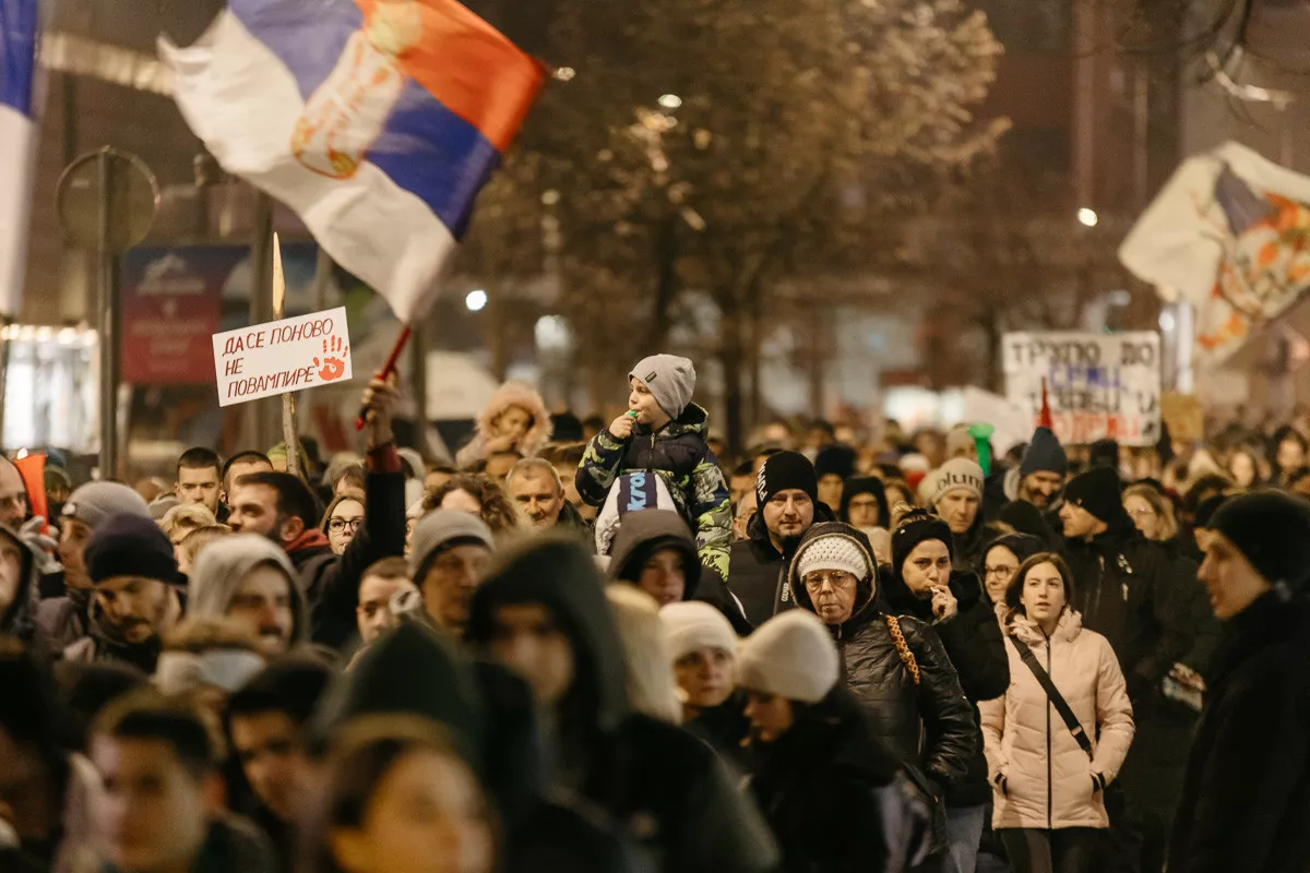 Protestba šetnja u Valjevu