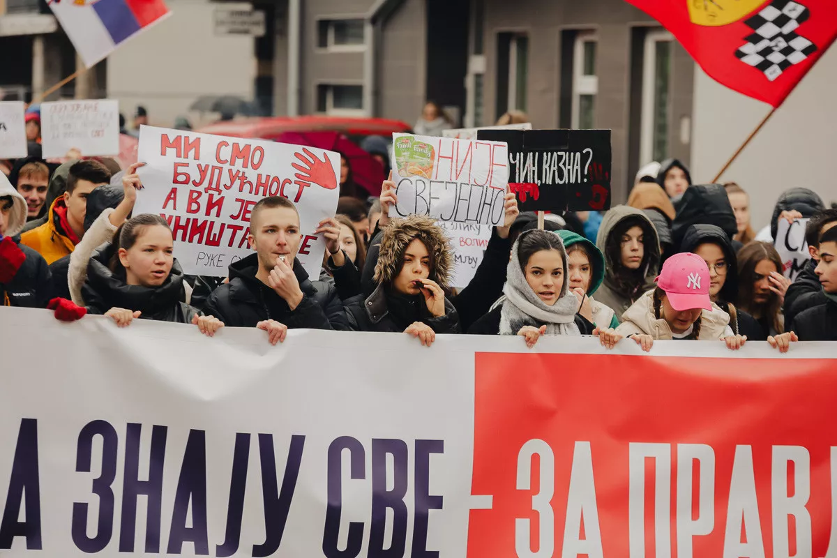 Protest - podrška studentima