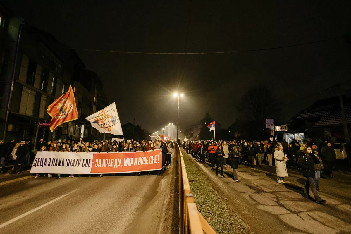 Protestna šetnja u Valjevu