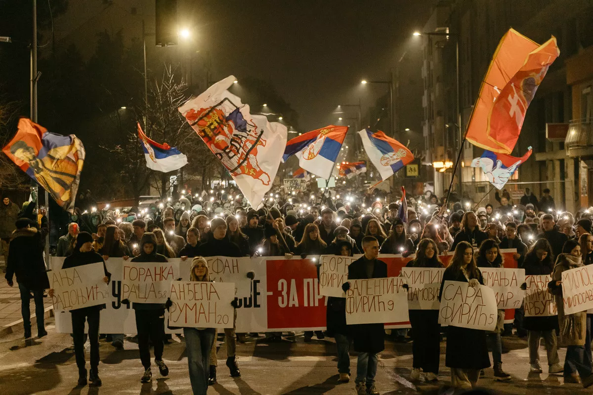 Protestna šetnja u Valjevu