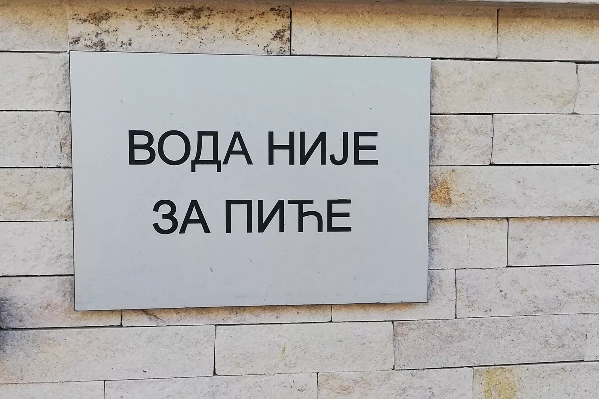 Voda nije za piće (Foto: Kolubarske.rs)