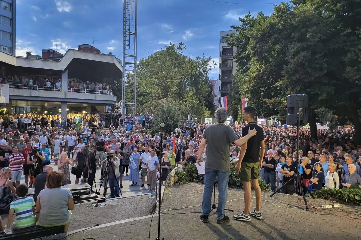 Protest u Valjevu