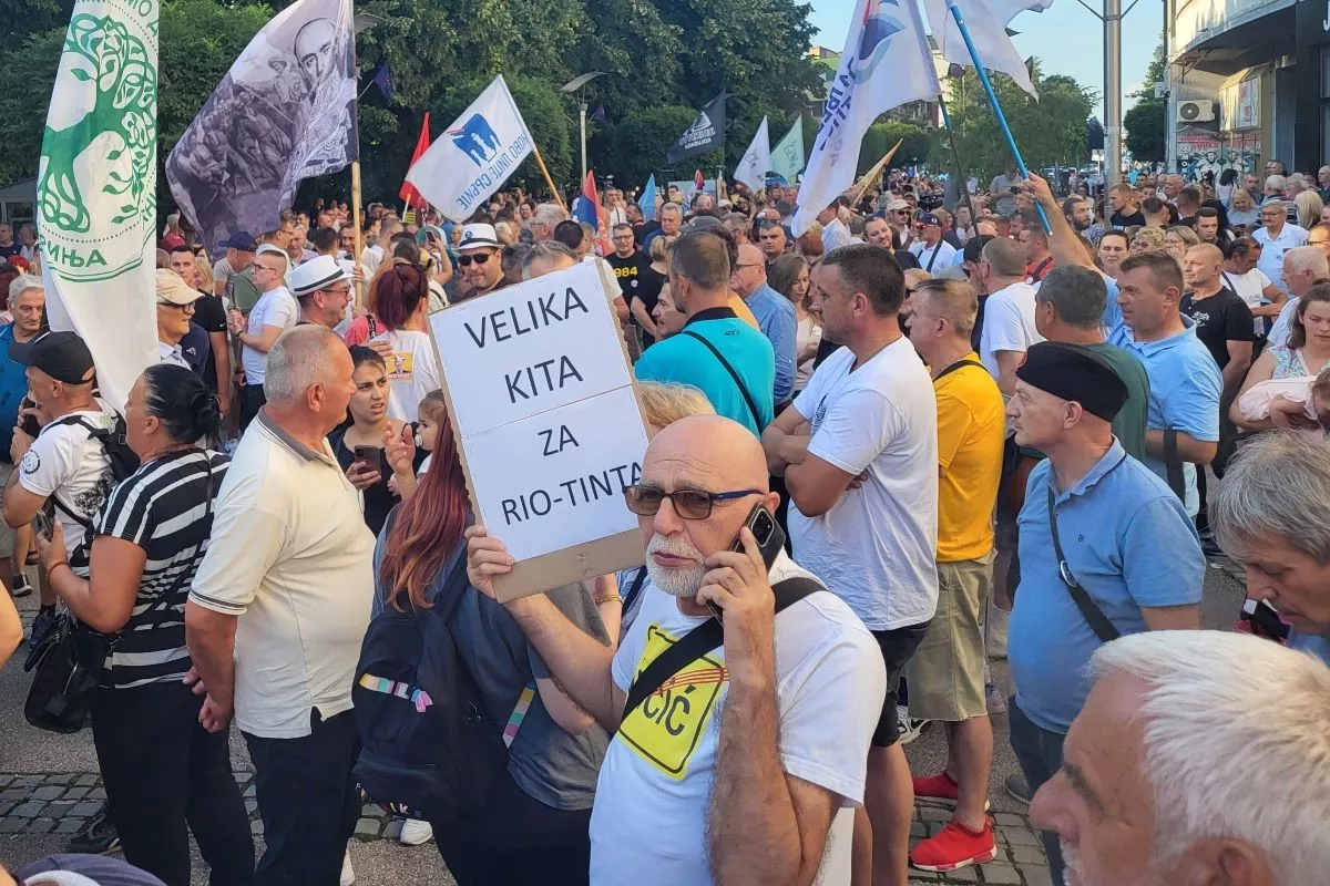 Protest protiv kopanja litijuma u Loznici (ilustracija)