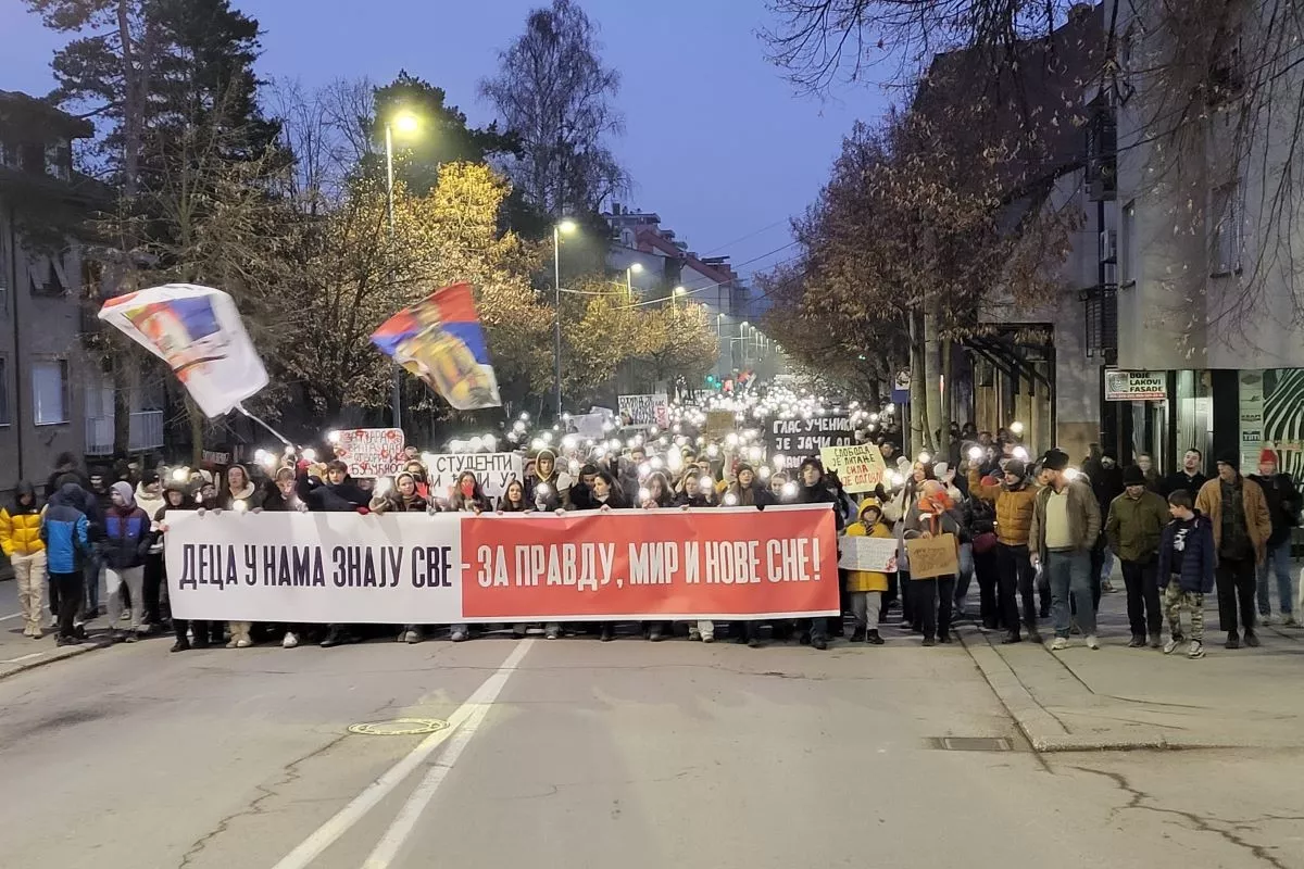 Protest u Valjevu