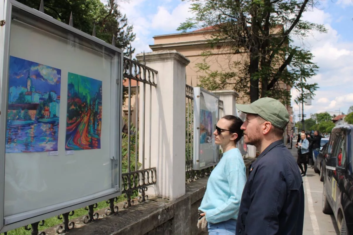 Izložba radova na temu aerozagađenje