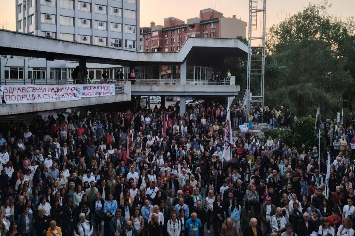 Protestni skupu Zdrava priča