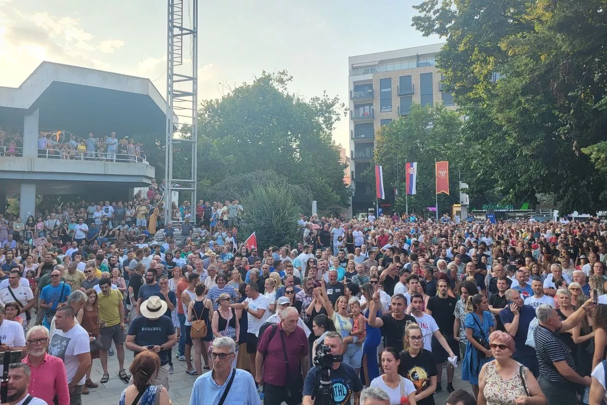 Protest na Gradskom trgu