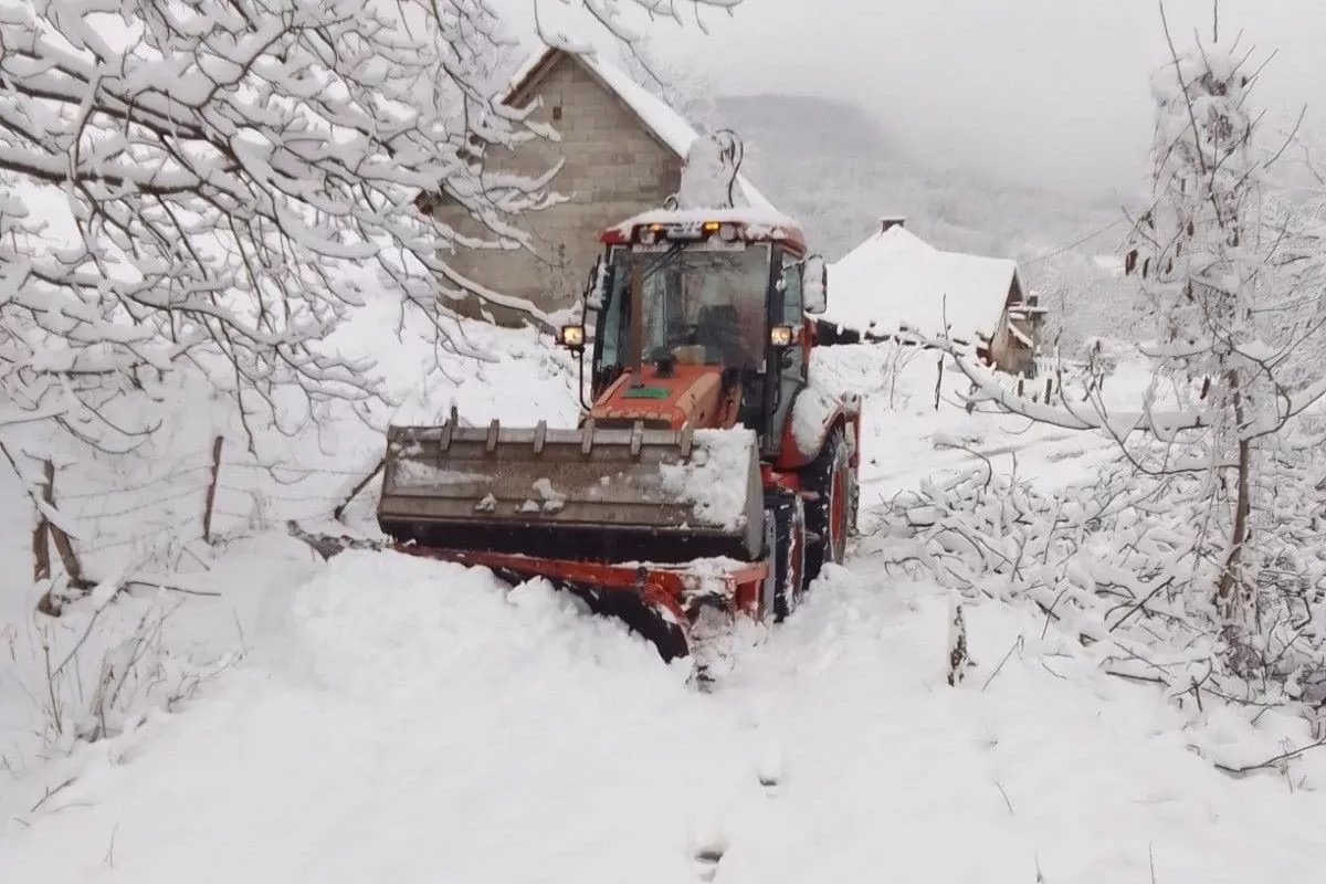 Sneg u mioničkom kraju