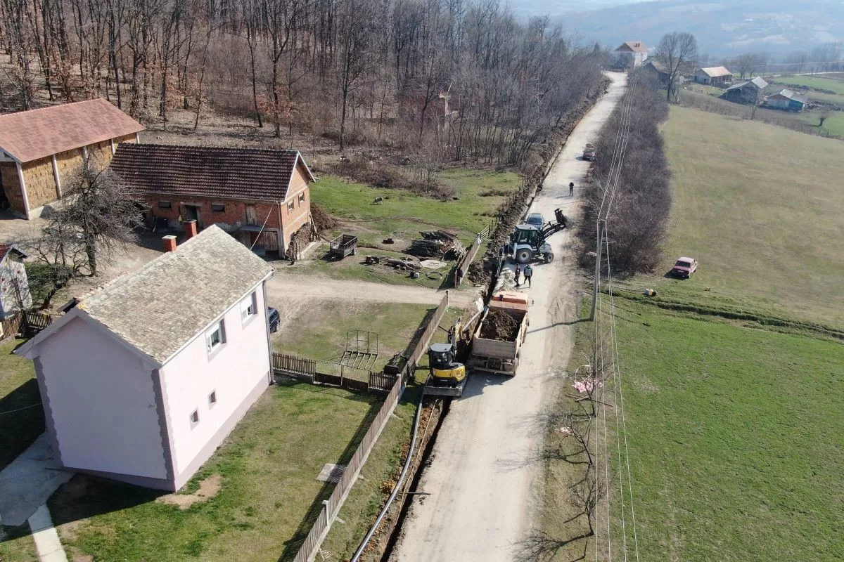 Radovi na izgradnji vodovodnog sistema