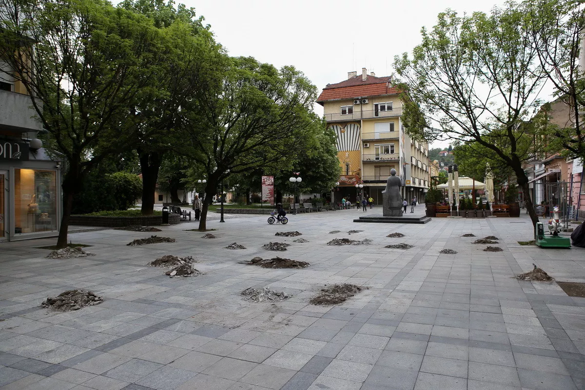 Radovi na Desankinom vencu (arhiva)