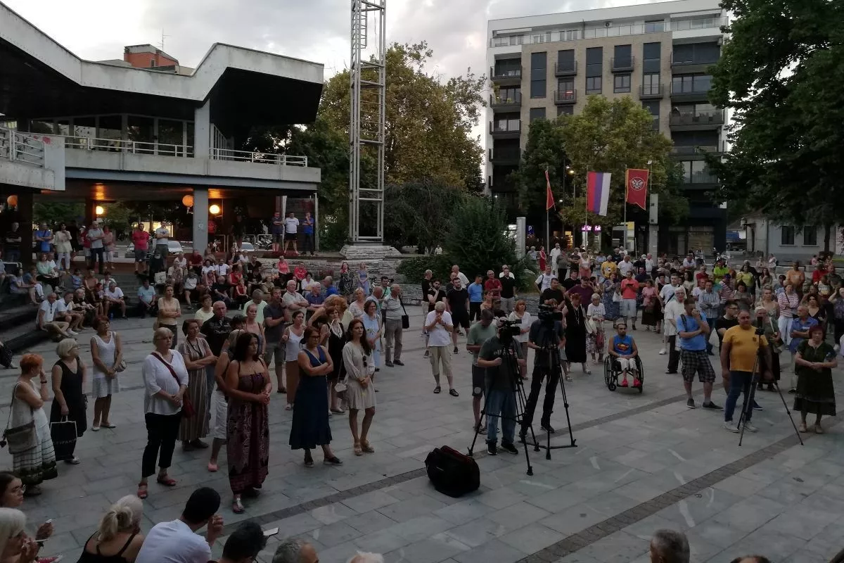 Valjevo protiv nasilja Gradski trg