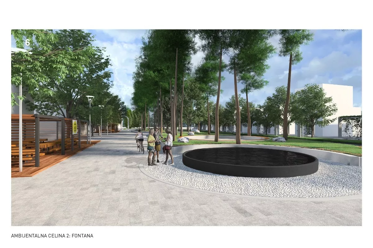 Budući park u Mionici