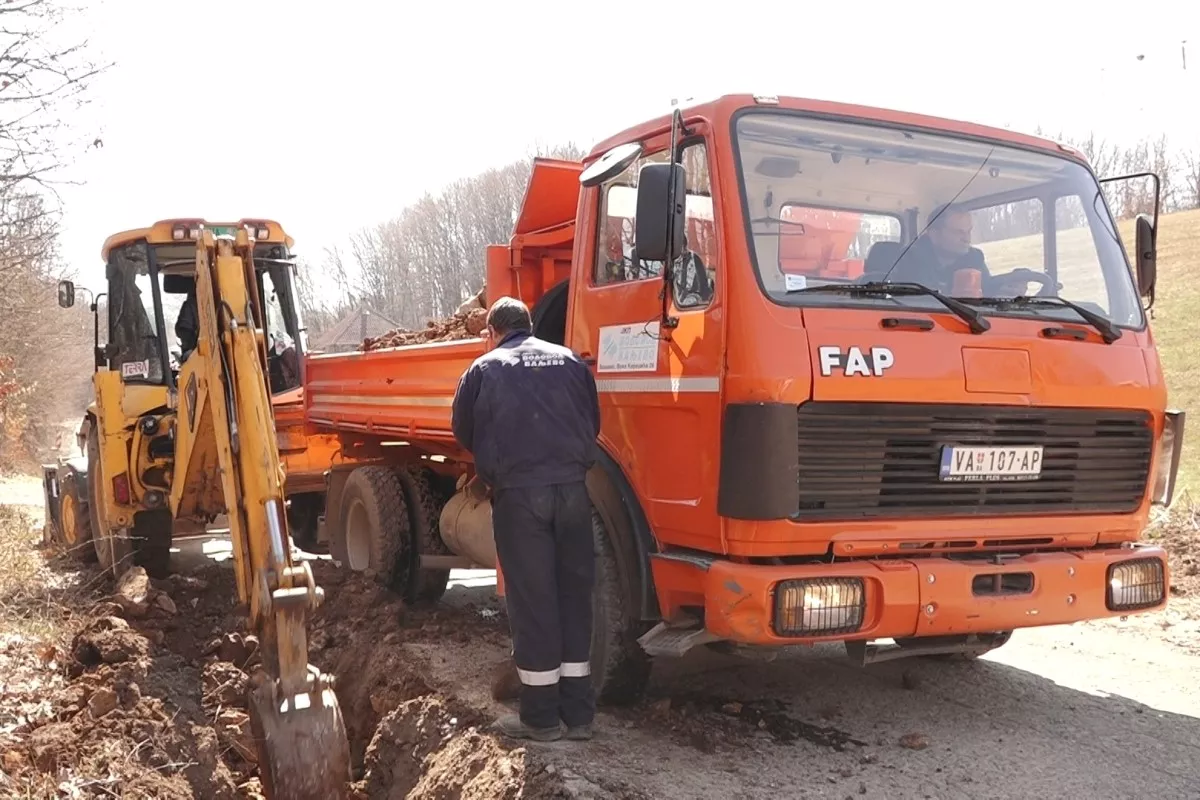 Izgradnja cevovoda u Žabarima