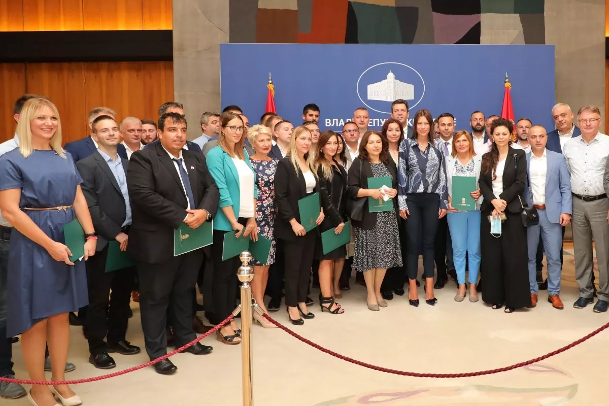 Potpisinici ugovora u Ministarstvu za zaštitu životne sredine