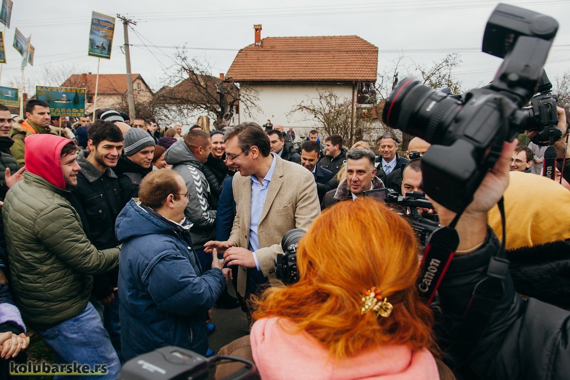 Aleksandar Vučić u Valjevu 2016. (ilsutracija)