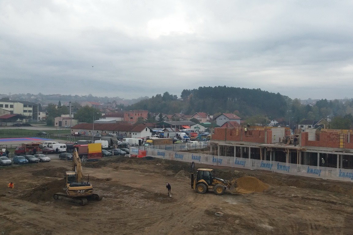 Radovi na novom parku