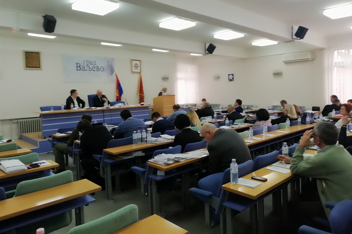 Poluprazna sala Skupštone grada (9. 02. 2018.)