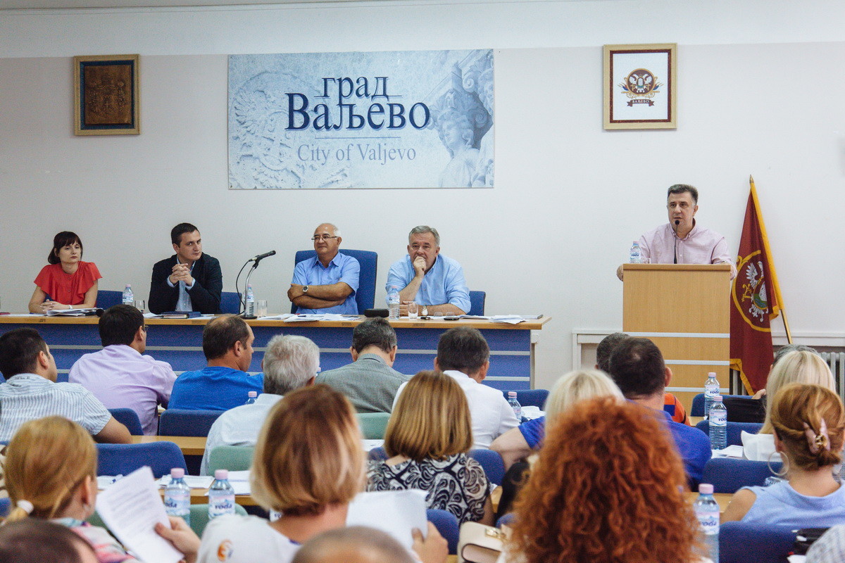 Slobodan Gvozdenović na Skupštini grada