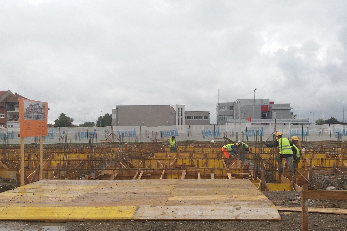 Gradilište budućeg hotela