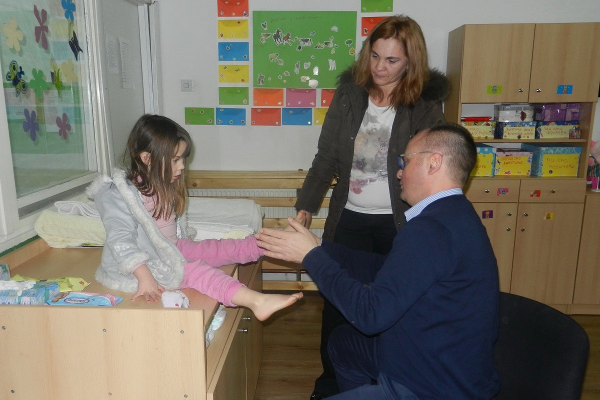 Ortopedski pregled u ubskom Vrtiću