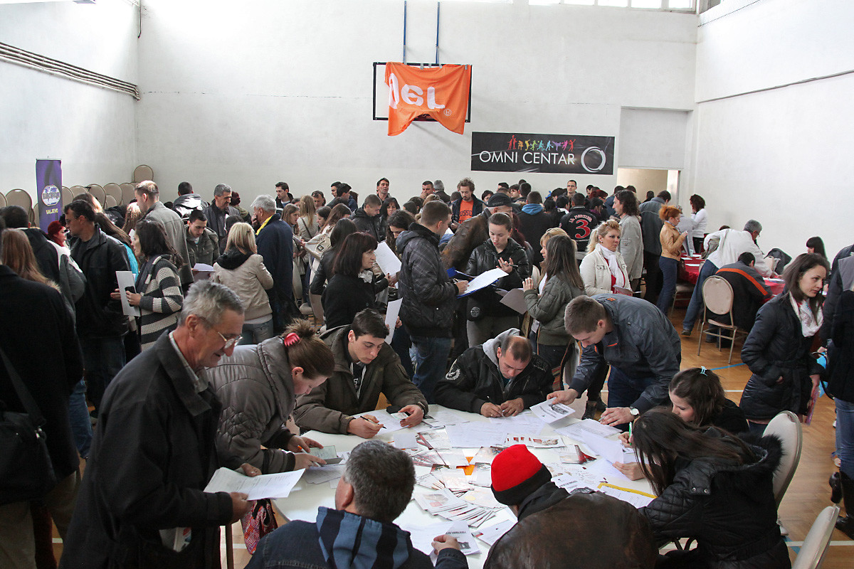 Sajam zapošljavanja (ilustracija)