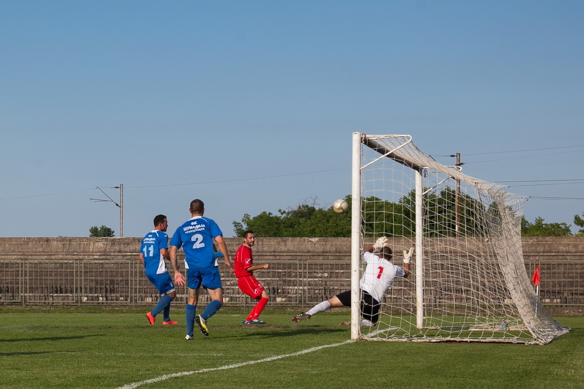Prečka fudbalera Budućnost Krušika (arhiva)