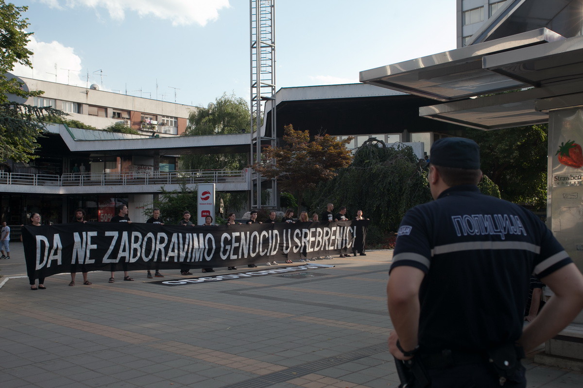 Protest na trgu