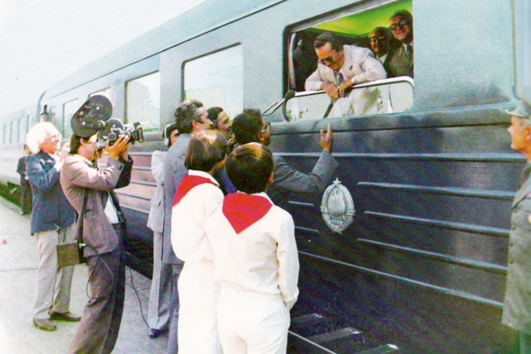 Tito na proputovanju kroz Valjevo