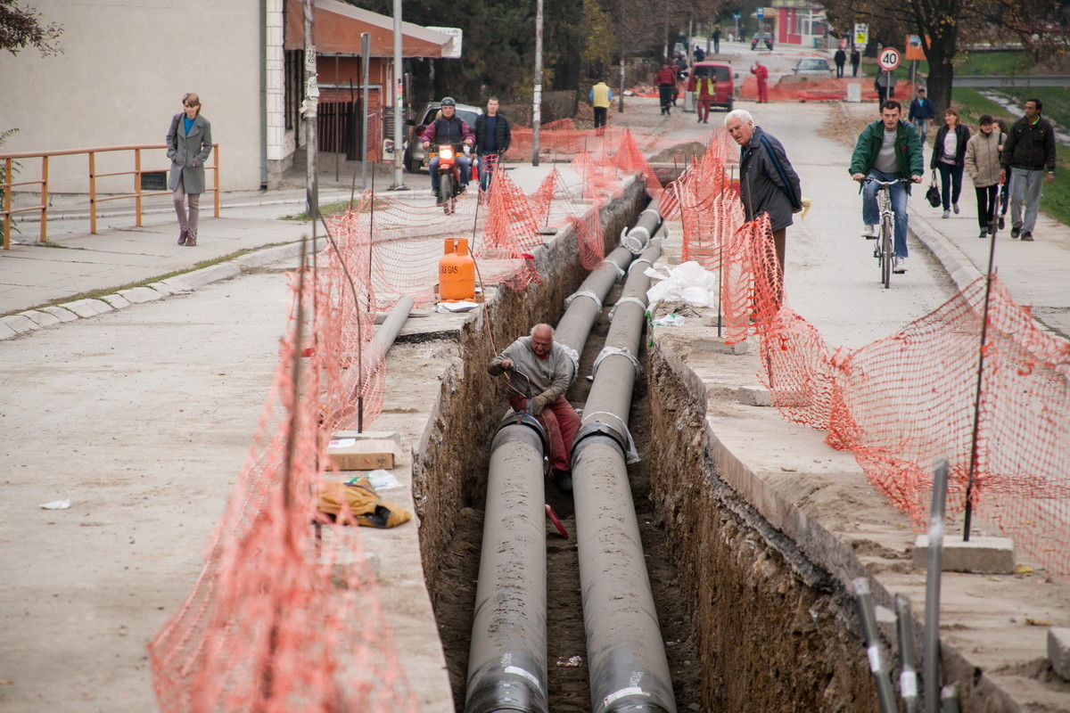 Radovi u Sinđelićevoj (pre tri dana)