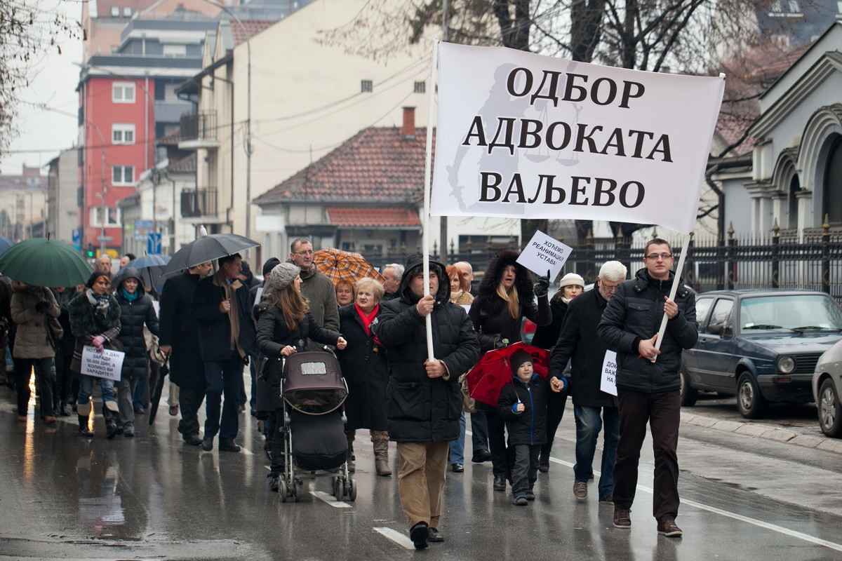 Protestna šetnja advokata