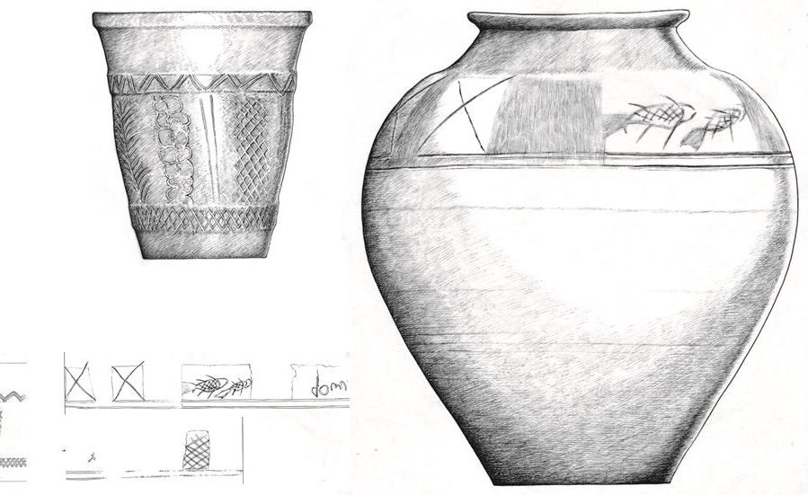 Posude na lokalitetu Jerinin grad-Brangović