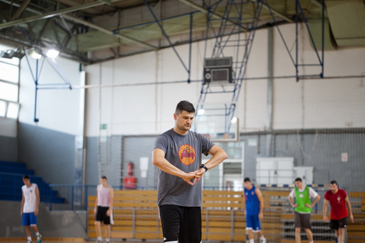 Vlada Đokić na treningu