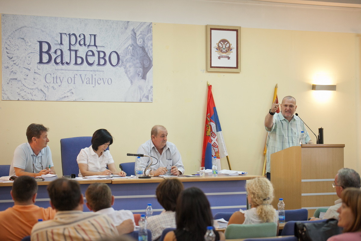 Ljubomir Bradić za govornicom