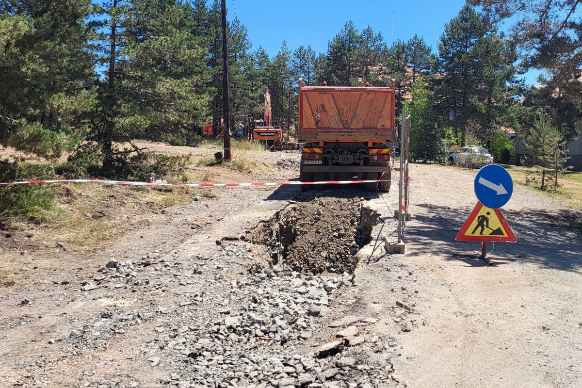 Izgradnja kanalizacije na Divčibarama (Foto: Kolubarske.rs)