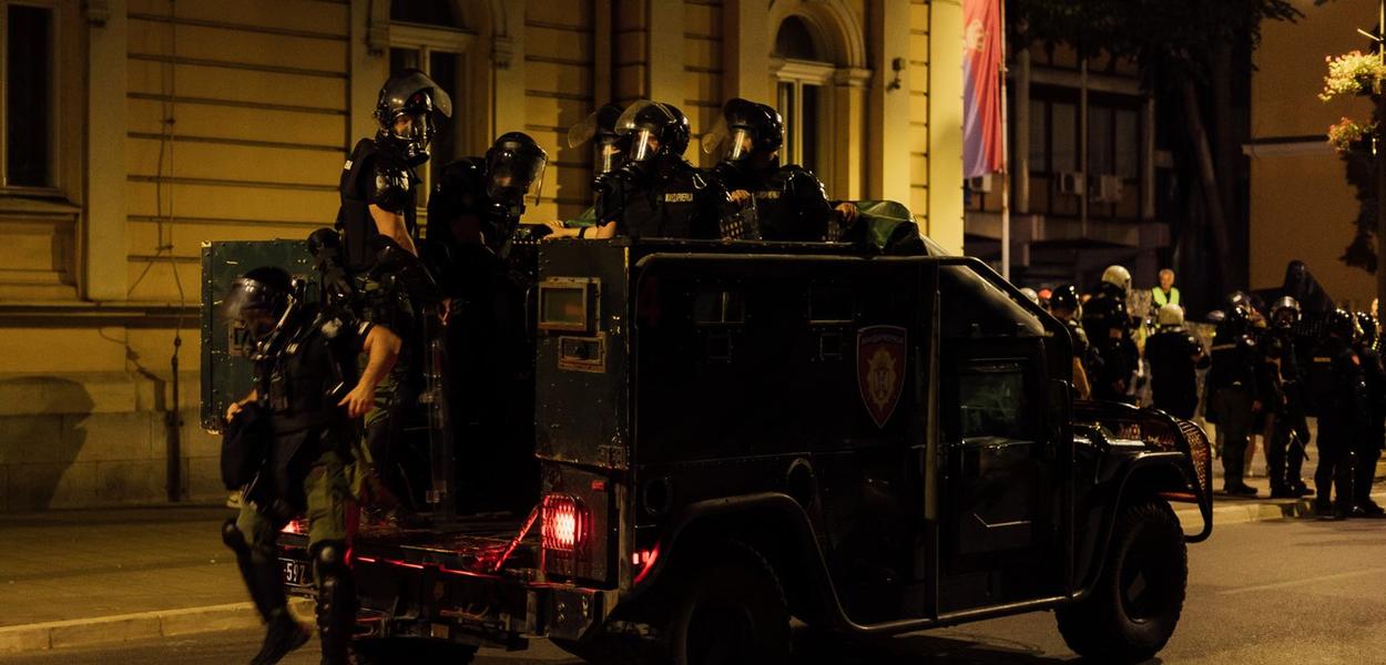 Protest u Valjevu, 16. avgust 2025. (Foto: Đorđe Đoković)