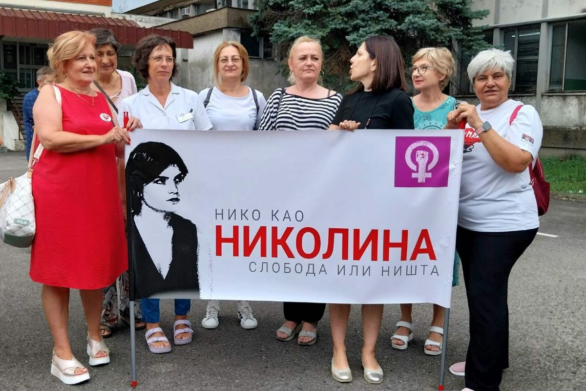 Skup podrške Nikolini Sinđelić