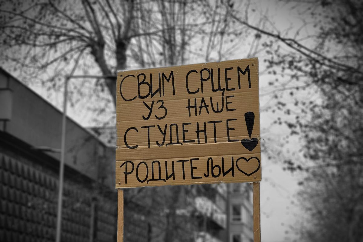 Svim srcem uz studente (Foto: Kolubarske.rs)