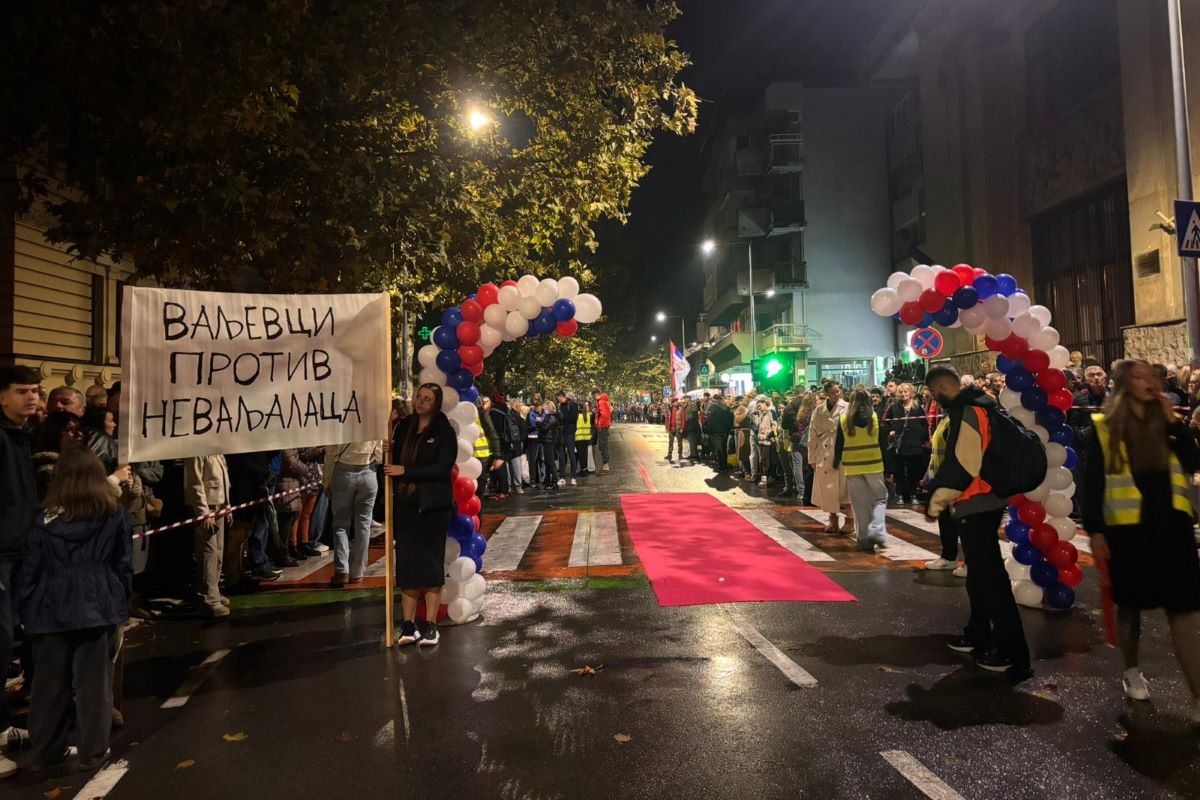 Doček Studenti DUNP-a u Valjevu