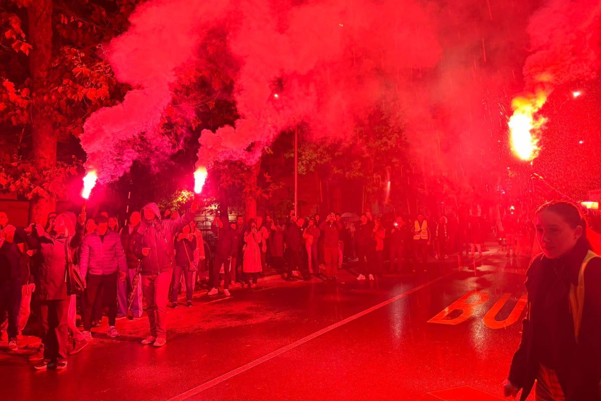 Doček šetača iz zapadne Srbije (Foto: Sofija Ranković)