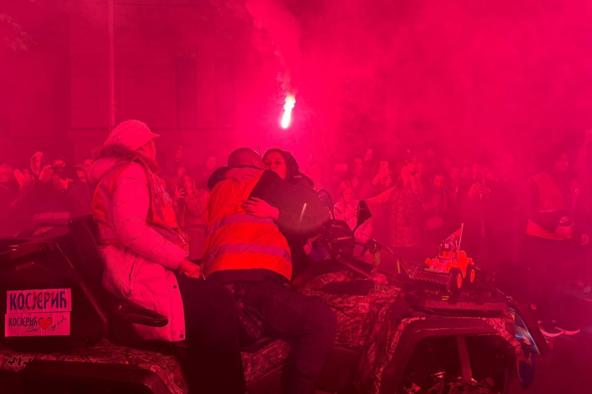 Doček šetača iz zapadne Srbije