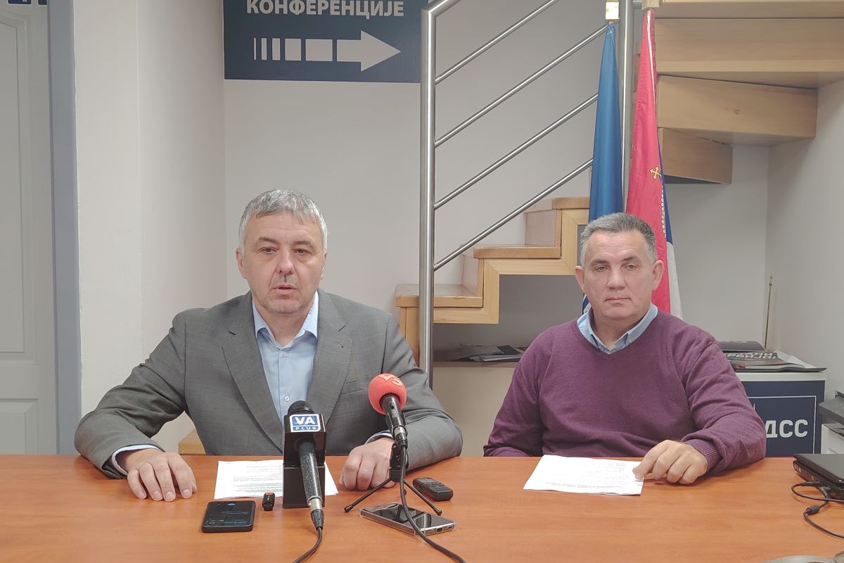 Konferencija za novinare Novi DSS Valjevo