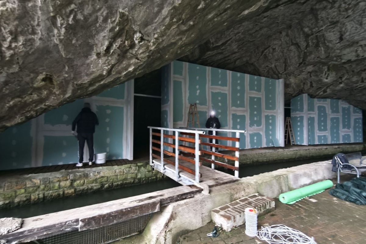 Radovi u Petničkoj pećini