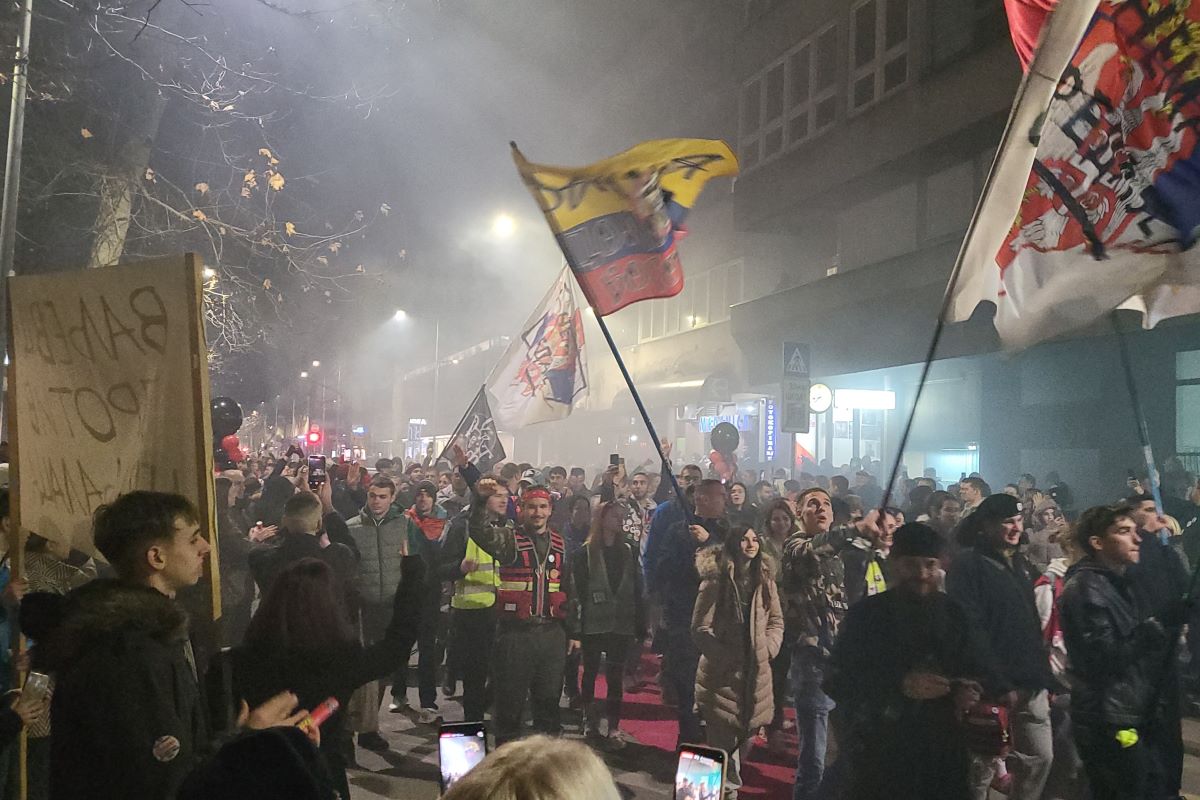 Doček studenata u Valjevu