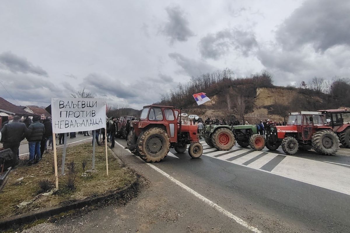 Blokada puta Valjevo - Loznica