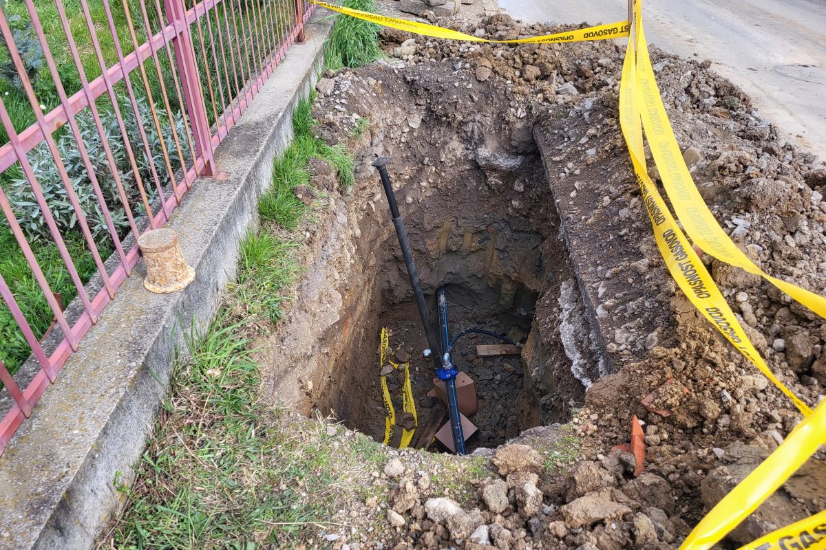 Radovi (gasovod i vodovod) (Foto: Kolubarske.rs)