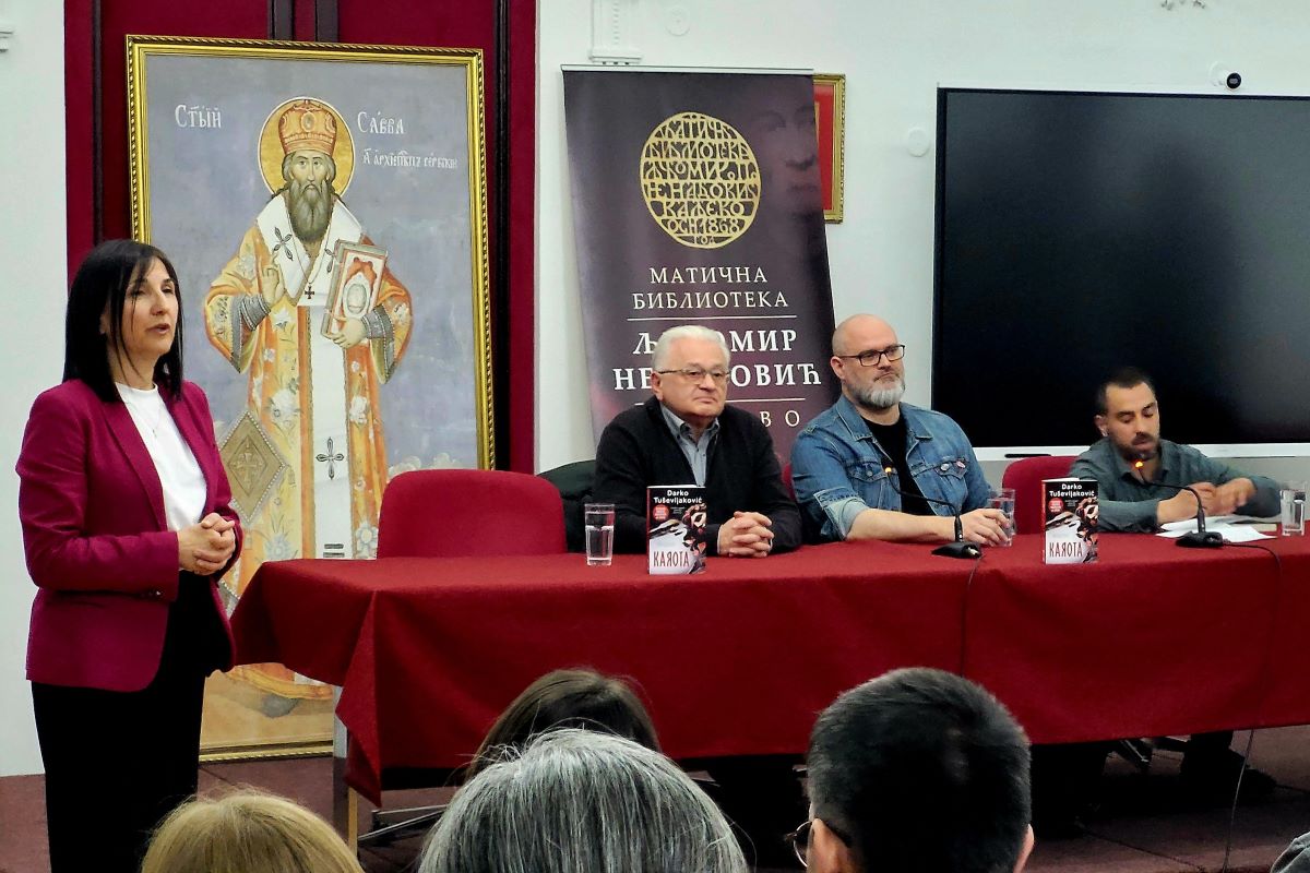 Predstavljanje romana (Foto: Kolubarske.rs)