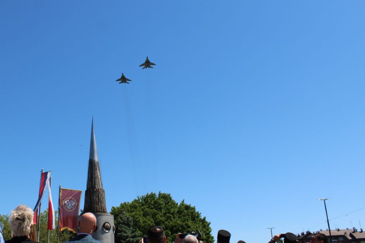 Prelet MiG-ova (Foto: Kolubarske.rs)